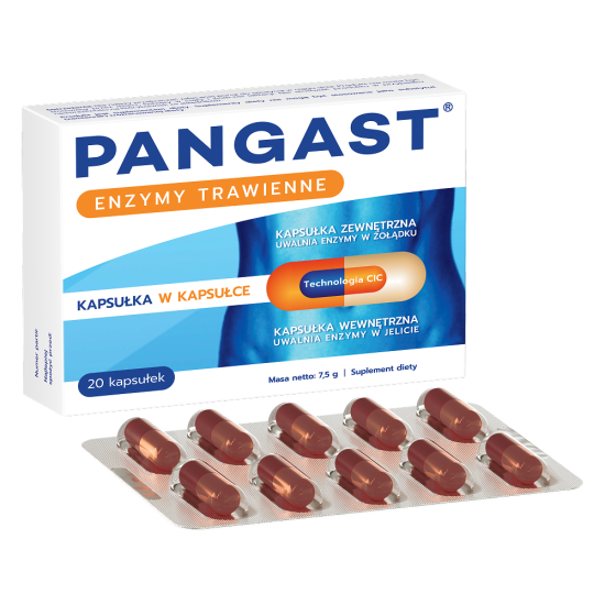 Przejdź do produktu Pangast - kapsułki, 20 szt.