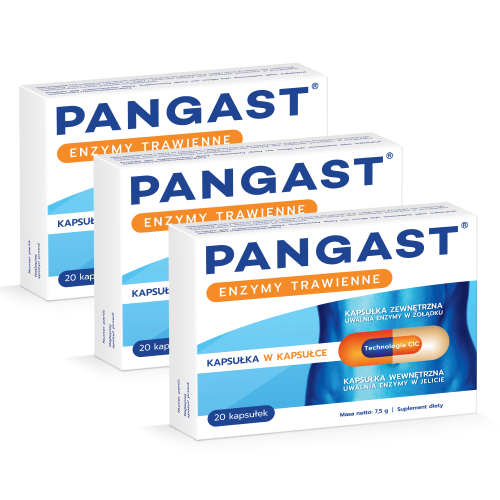 Przejdź do produktu  Pangast - kapsułki, 3 x 20 szt. (trójpak) 
