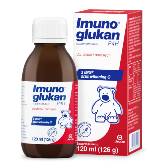 Przejdź do produktu Imunoglukan P4H - płyn, 120 ml