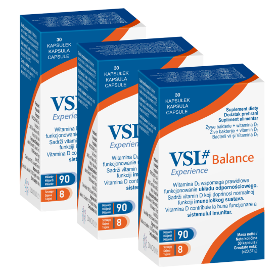 Przejdź do produktu VSL# Balance - kapsułki, 3 x 30 szt. (trójpak)