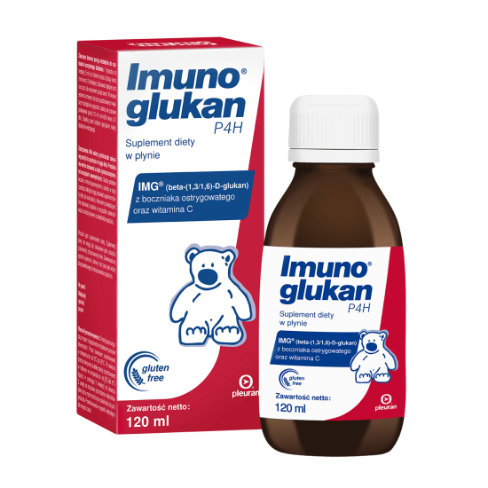 Przejdź do produktu Imunoglukan P4H - płyn, 120 ml