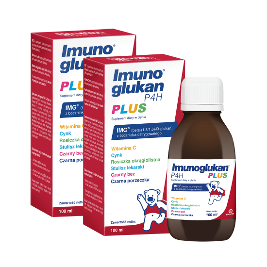 Przejdź do produktu Imunoglukan P4H PLUS - płyn, 2 x 100 ml (dwupak)
