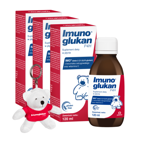Przejdź do produktu Imunoglukan P4H - płyn, 3 x 120 ml (trójpak)
