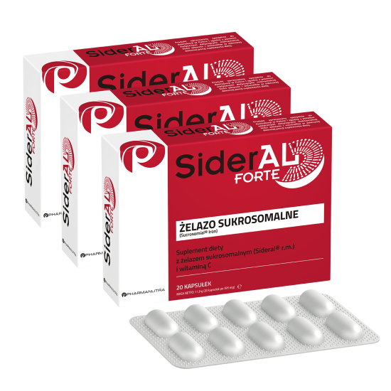 Przejdź do produktu SiderAL Forte - kapsułki, 3 x 20 szt. (trójpak)