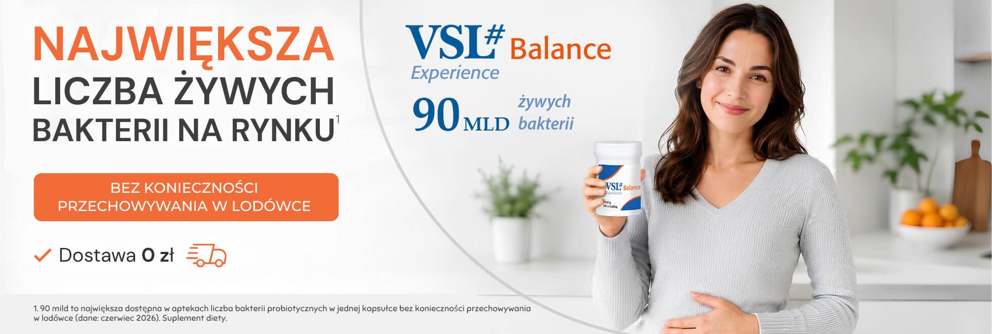 VSL Balance - Probiotyk wieloszczepowy, bez przechowywania w lodówce