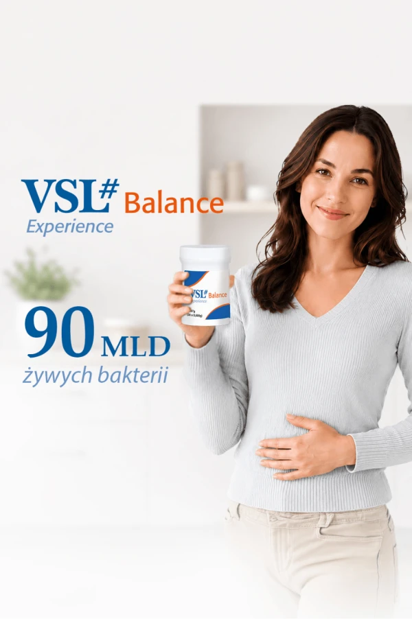 VSL Balance - Probiotyk wieloszczepowy, bez przechowywania w lodówce