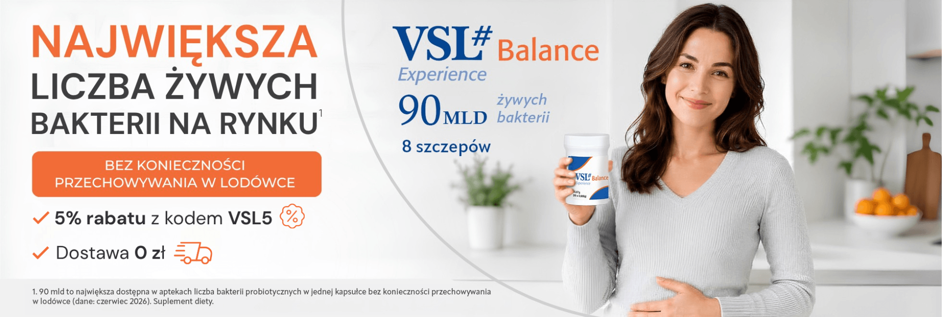 VSL Balance - Probiotyk wieloszczepowy, bez przechowywania w lodówce