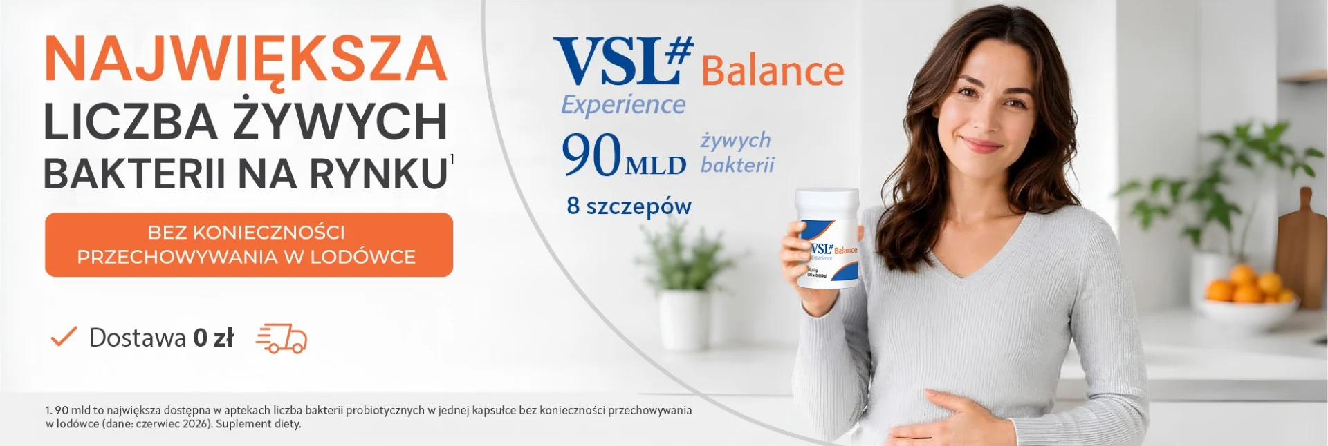 VSL Balance - Probiotyk wieloszczepowy, bez przechowywania w lodówce