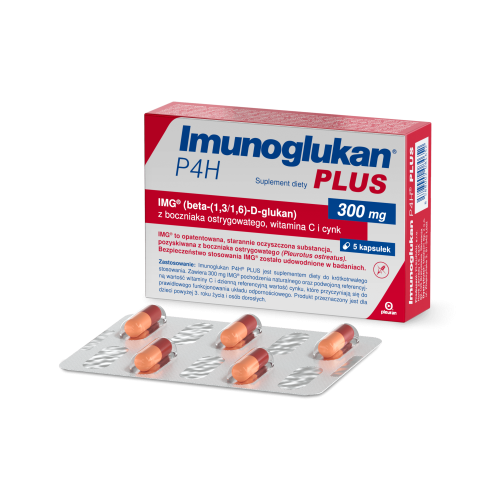 Imunoglukan P4H® Plus, kaps., 5 szt